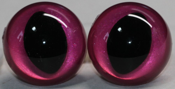 1 Paar Katzenaugen Drachenaugen Sicherheitsaugen plum flash metallic