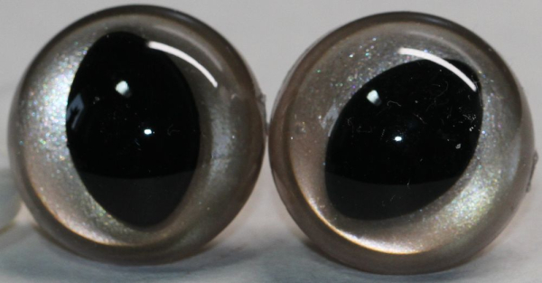 1 Paar Katzenaugen Drachenaugen Sicherheitsaugen champagner gold metallic