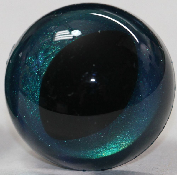 1 Paar Katzenaugen Drachenaugen Sicherheitsaugen türkisgrün metallic