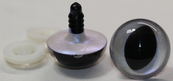 1 Paar Katzenaugen Drachenaugen Sicherheitsaugen Interferenz blau