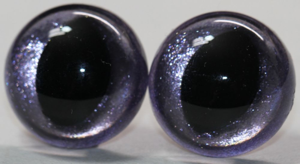 1 Paar Katzenaugen Drachenaugen Sicherheitsaugen flieder metallic