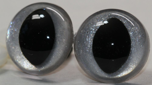 1 Paar Katzenaugen Drachenaugen Sicherheitsaugen sparkle metallic