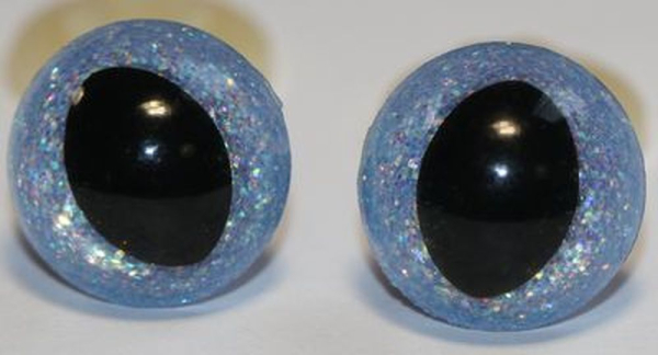 Katzenaugen Drachenaugen Glitzer Glitter Babyblau_2