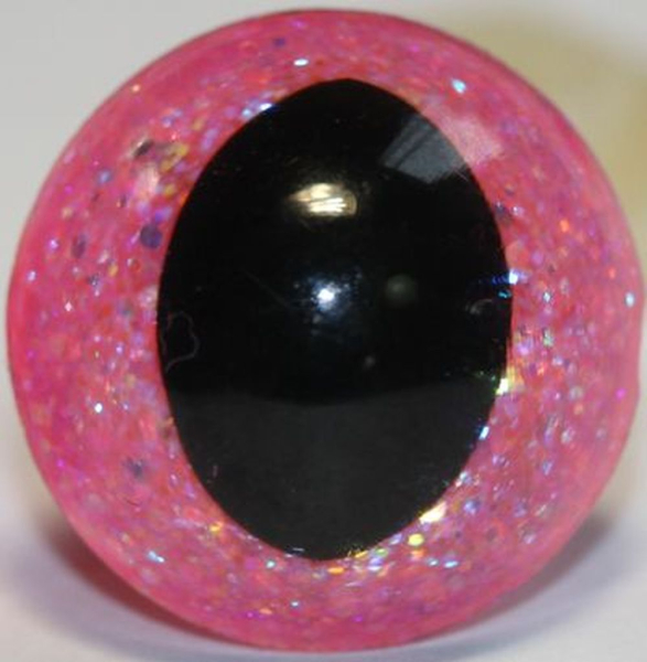 Katzenaugen Drachenaugen Glitzer Glitter Pink