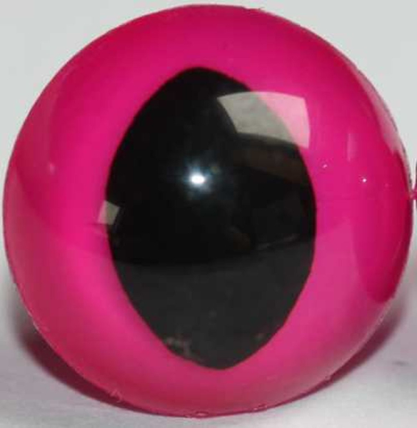 Katzenaugen Drachenaugen Sicherheitsaugen Neon pink