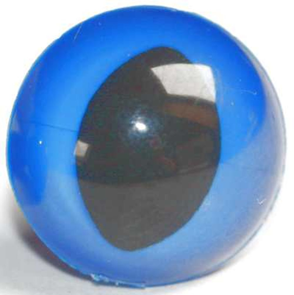 Katzenaugen Drachenaugen Sicherheitsaugen Neon blau
