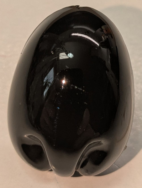 Sicherheitsnase 21 mm x 29 mm Koala hart schwarz glatt mit Sicherheitsscheibe