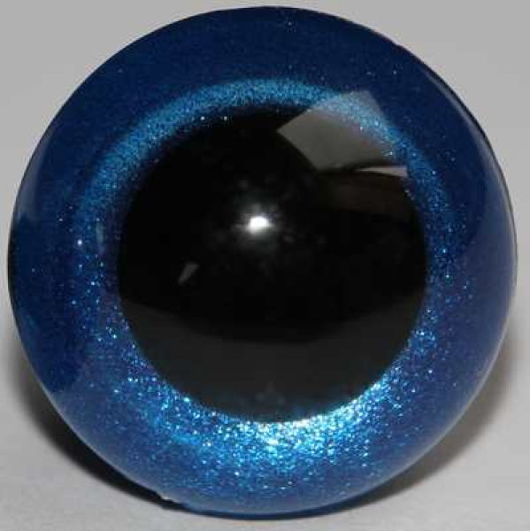 Sicherheitsaugen Eisblau metallic