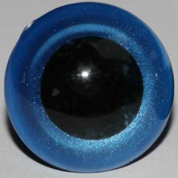 Sicherheitsaugen Blau metallic