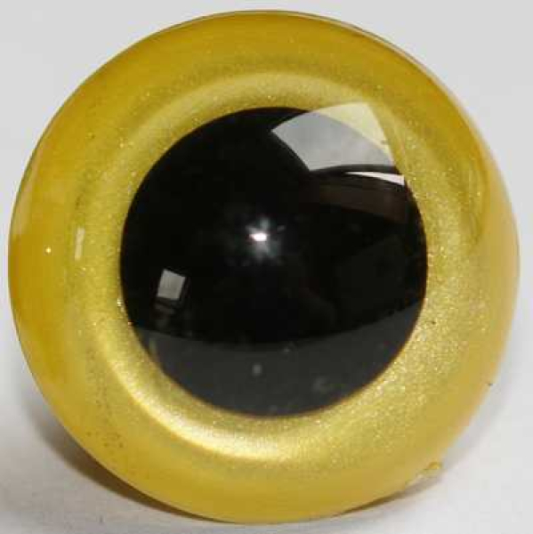 Sicherheitsaugen Gelb metallic