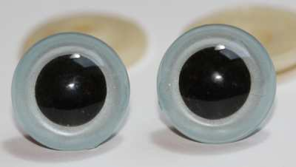 1 Paar Sicherheitsaugen jet stream metallic