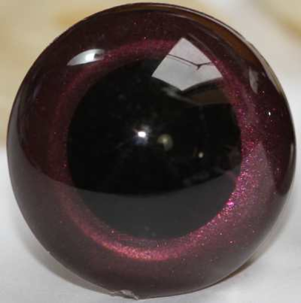 Sicherheitsaugen wein metallic