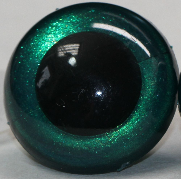 Sicherheitsaugen Dunkelgrün metallic