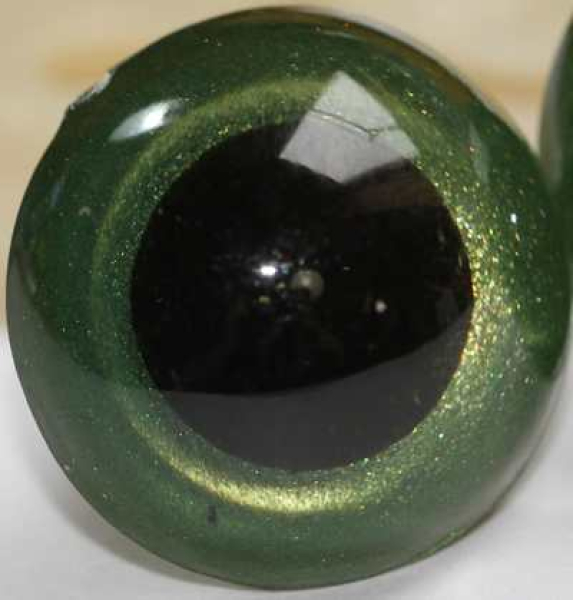 Sicherheitsaugen farngrün metallic