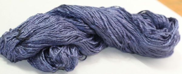 reine Maulbeerseide Garn veilchen 100 g handgesponnen