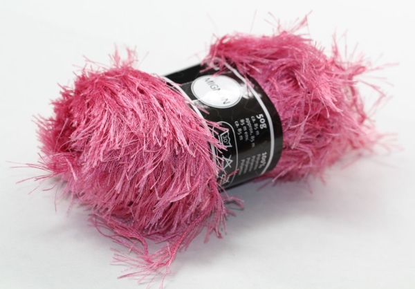 Wolle Mignon 50 g 100 % Polyester Farbe pink