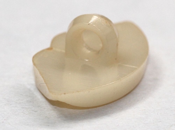 1 Mund creme zum Annähen 13 mm x 25 mm