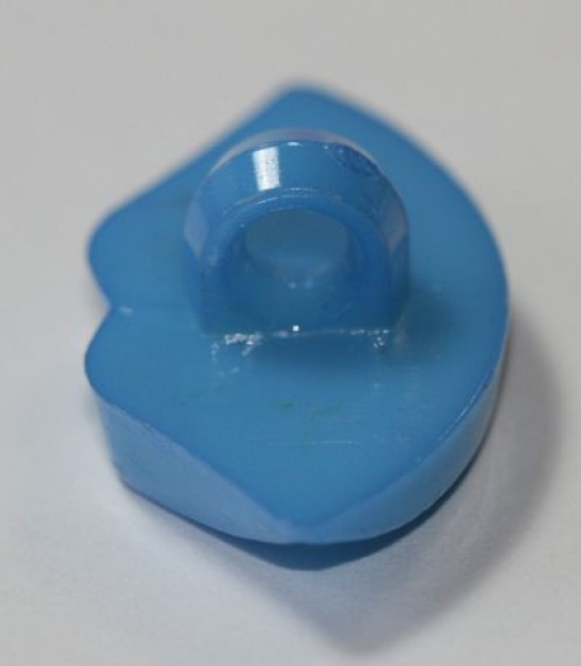 1 Mund hellblau zum Annähen 13 mm x 25 mm