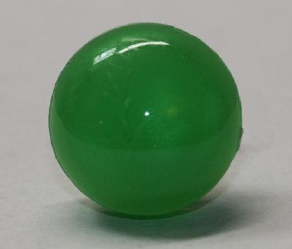 Sicherheitsnase 14 mm rund Grün halbtransparent mit Sicherheitsscheibe
