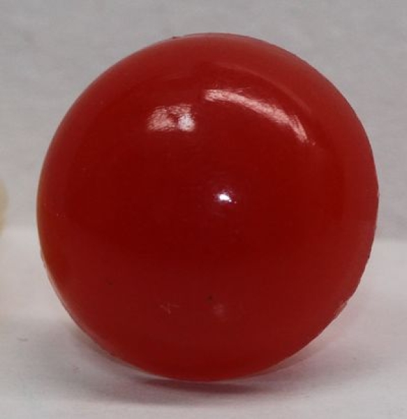 Sicherheitsnase 14 mm rund Rot mit Sicherheitsscheibe