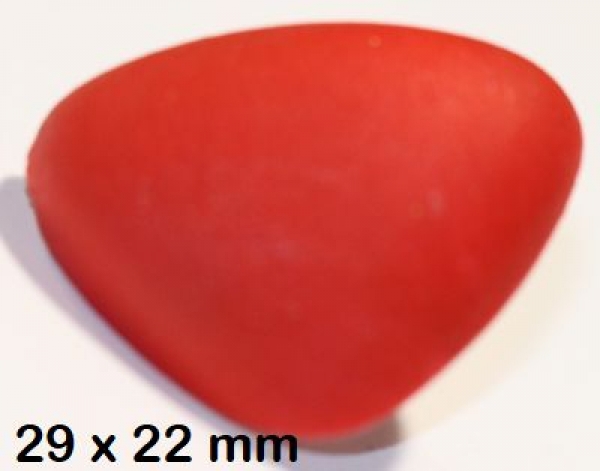 Sicherheitsnase dreieckig Soft rot Softnase mit Sicherheitsscheibe