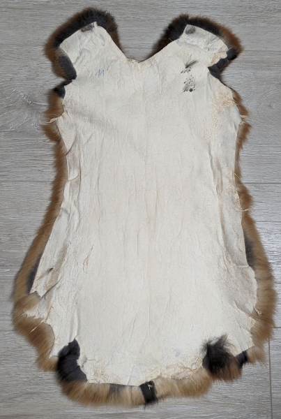 Kaninchenfell braun schwarz Lohkaninchen Nr. 11