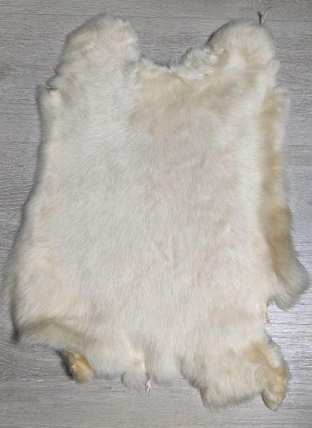 Kaninchenfell creme Satin Nr. 23