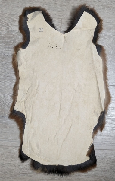 Kaninchenfell braun schwarz Lohkaninchen Nr. 27
