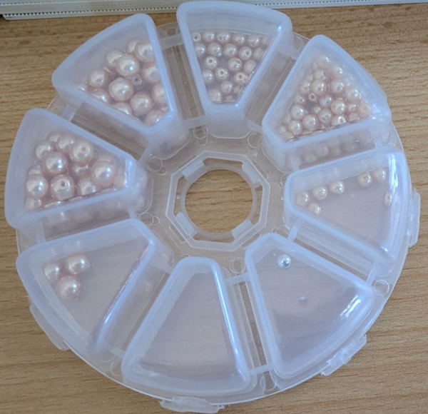 Sonderangebot Wachsperlen Mix in Rundbox - Restposten