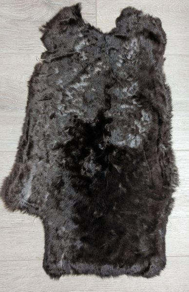 Kaninchenfell Rexkanin dunkelbraun Nr. 21