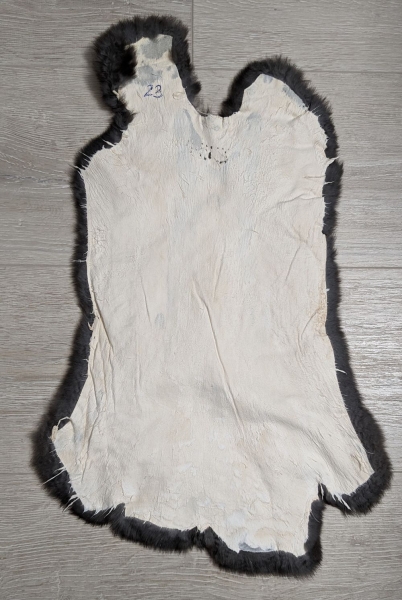 Kaninchenfell Rexkanin dunkelbraun Nr. 23