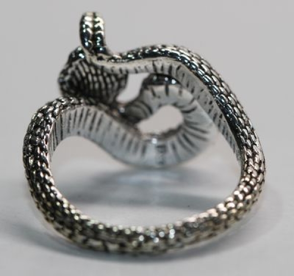 Ring Viper silbern