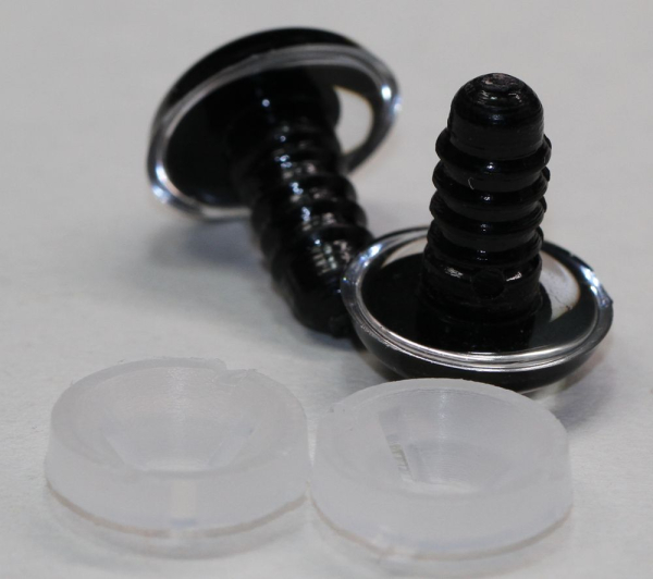 Sicherheitsaugen 16 mm Schielaugen transparent 3