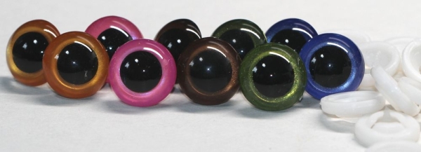 Sicherheitsaugen undurchsichtig opak