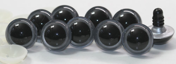 Sicherheitsaugen undurchsichtig opak