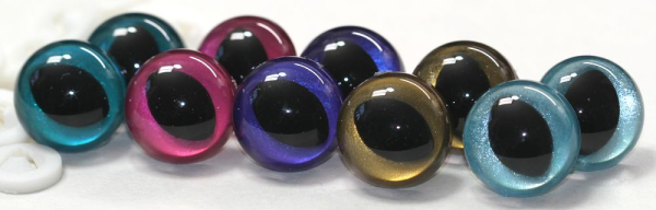 Sicherheitsaugen undurchsichtig opak