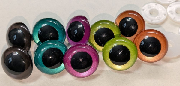 Sicherheitsaugen undurchsichtig opak