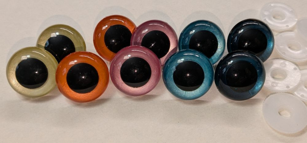 Sicherheitsaugen undurchsichtig opak