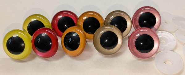 Sicherheitsaugen undurchsichtig opak