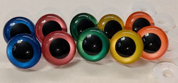 Sicherheitsaugen undurchsichtig opak