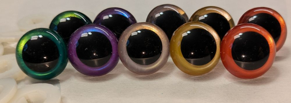 Sicherheitsaugen undurchsichtig opak