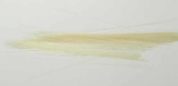 ca. 200 Stück feine dünne Schnurrhaare aus Kunststoff creme ca. 7 cm