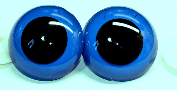 Sicherheitsaugen Unikat blau 45 mm