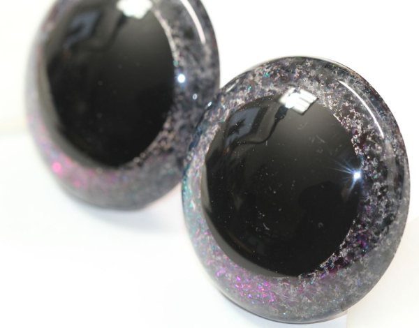 Sicherheitsaugen Unikat Glitter Prisma Color 60 mm