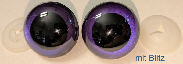 Sicherheitsaugen Unikat metallic 40 mm