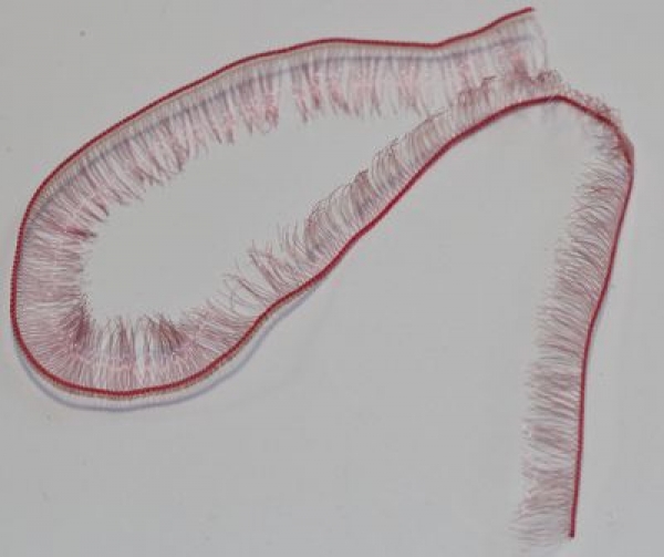 1 Stück Wimpernlitze Wimpern Kunsthaar pink ca. 19,5 cm x 8 mm