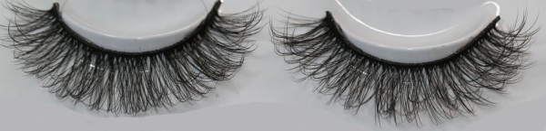 1 Paar Wimpern Kunsthaar schwarz