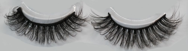 1 Paar Wimpern Kunsthaar schwarz