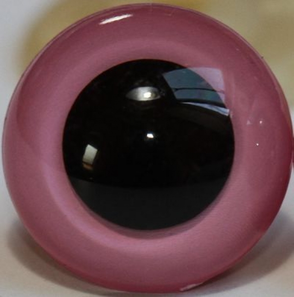 1 Paar Sicherheitsaugen rosa