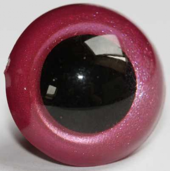 1 Paar Sicherheitsaugen purpur metallic